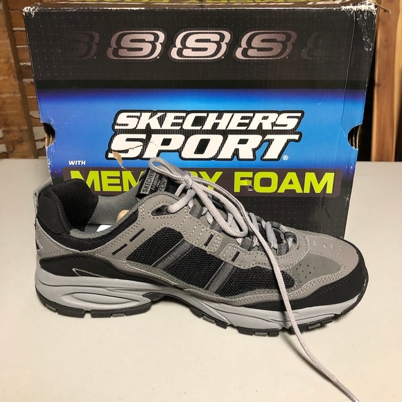 skechers sport men's vigor 2.0 trait memory foam sneaker